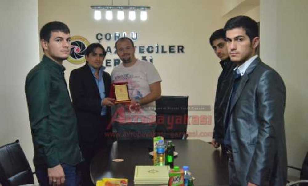 Alperen Ocaklarından Çorlu Gazeteciler Derneği`ne Ziyaret