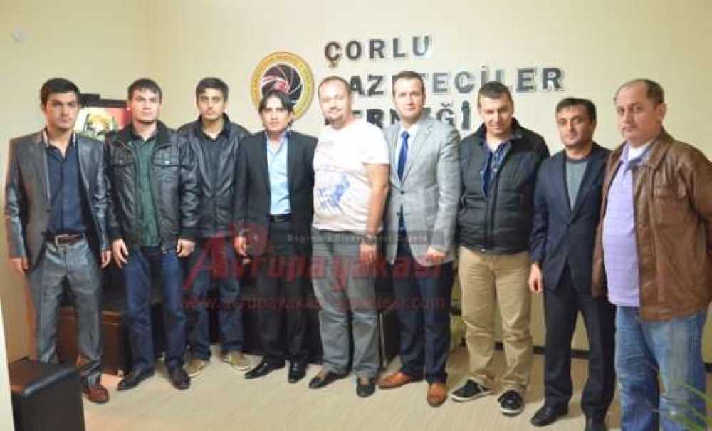 Alperen Ocaklarından Çorlu Gazeteciler Derneği`ne Ziyaret