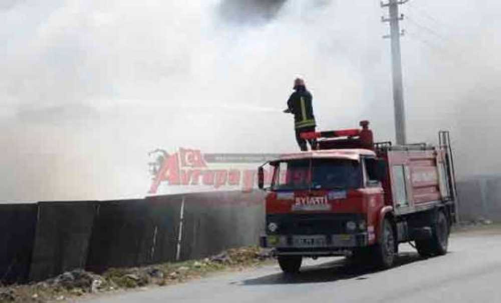 Çorlu İtfaiyesi Çalışıyor