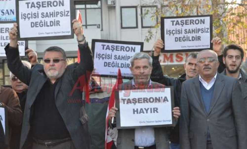 Çorlu Taşeron İşçileri Derneği`nden Basın Açıklaması