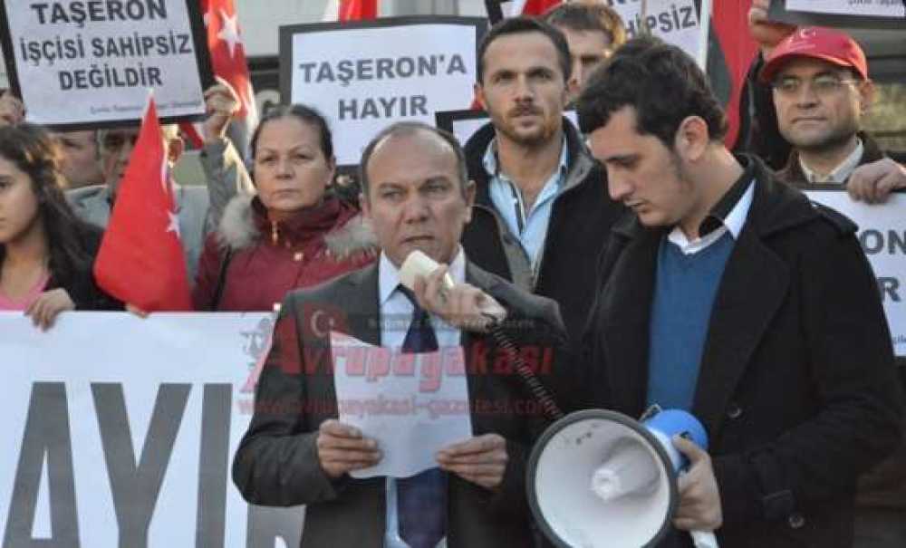 Çorlu Taşeron İşçileri Derneği`nden Basın Açıklaması