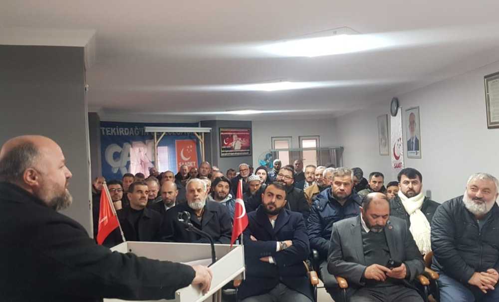 Saadet Partisi'nde Divan Toplantısı Yapıldı