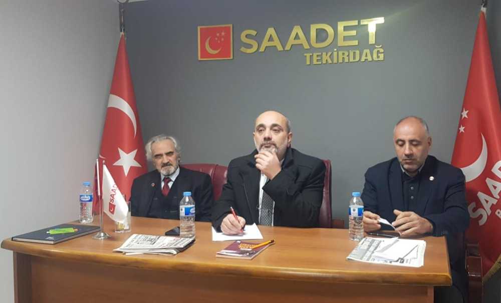 Saadet Partisi'nde Divan Toplantısı Yapıldı