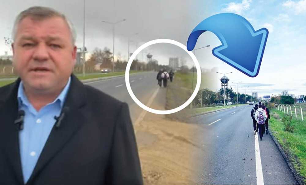 Şahpaz, Tehlikeli Yola Dikkat Çekti