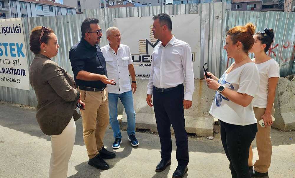 Sarıkurt, Otopark İnşaatını İnceledi