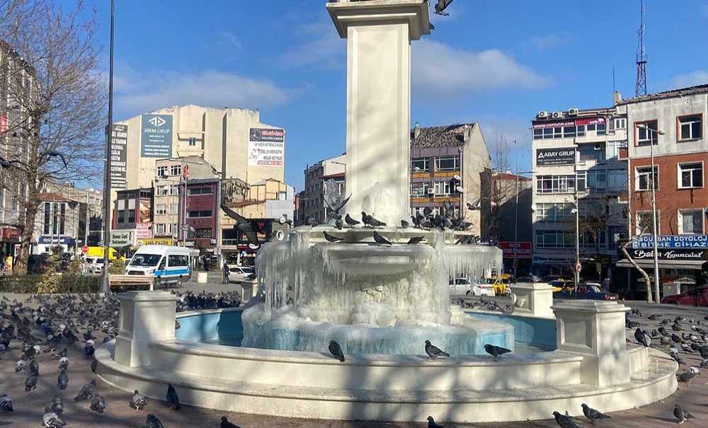 Soğuk Hava Çorlu'da Etkili Oldu