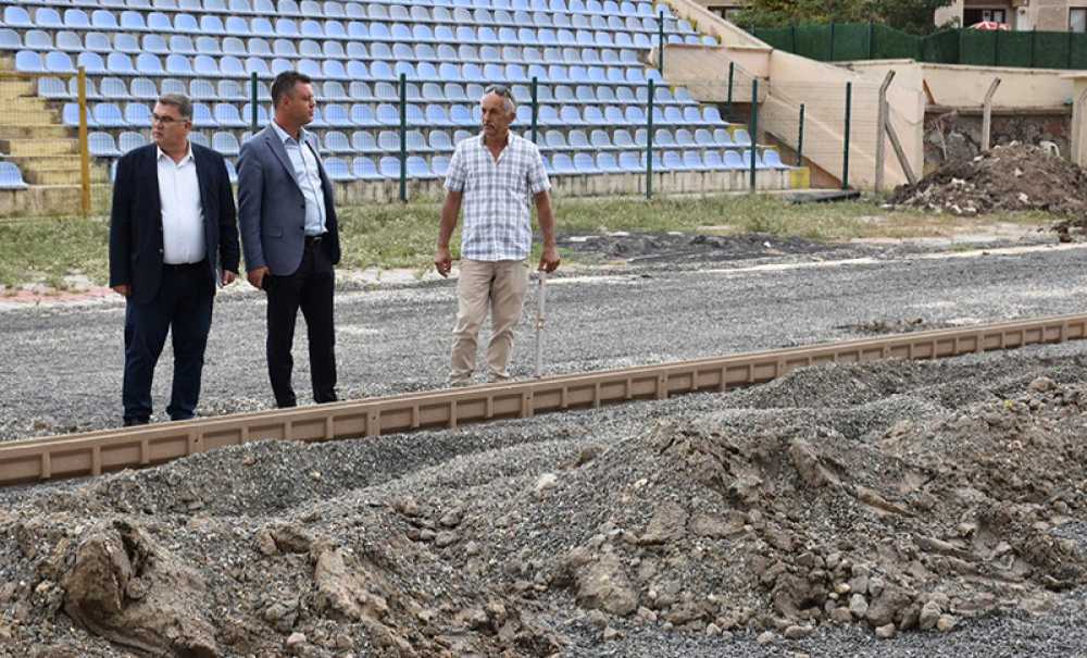 Staddaki Çalışmaları Yerinde İnceledi