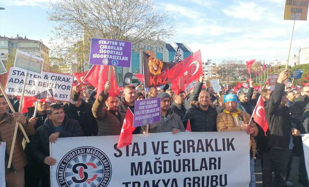 Staj Ve Çıraklık Mağdurları Ankara'ya Çıkartma Yapıyor