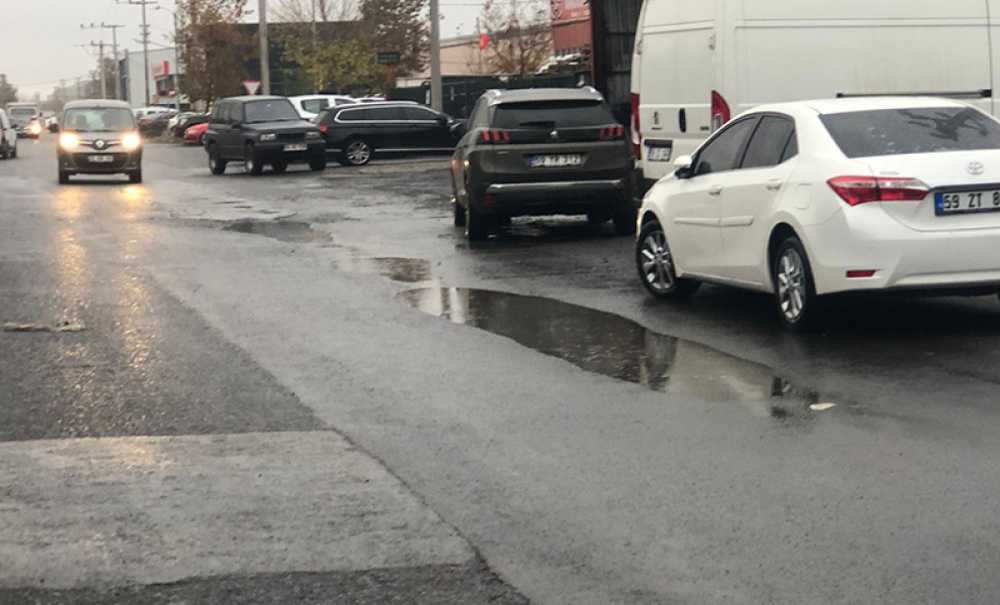 Sürücülerden Sanayi Sitesi Yollarına Tepki