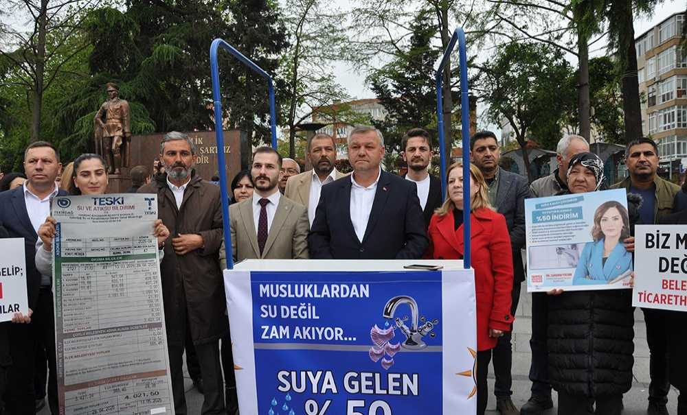 Suya Yapılan Zammı Geri Çekin