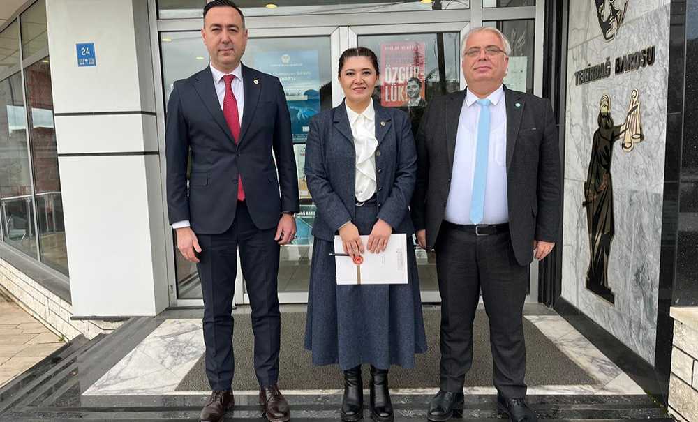 Tekirdağ Barosu'na İyi Parti'den Ziyaret