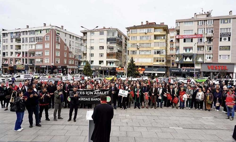 Tekirdağ Barosundan Adalet Yürüyüşü