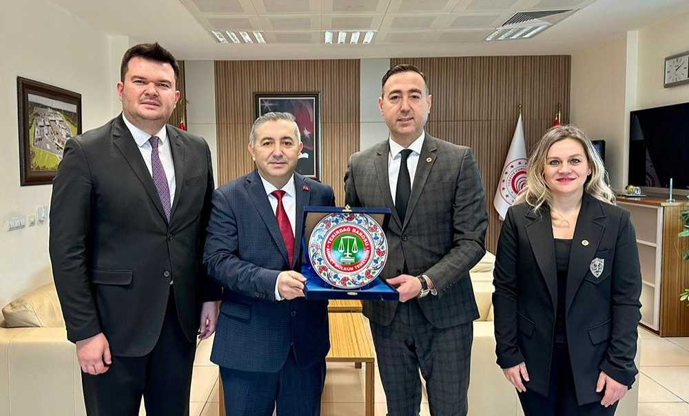 Tekirdağ Barosu'ndan Mesleki Görüşmeler