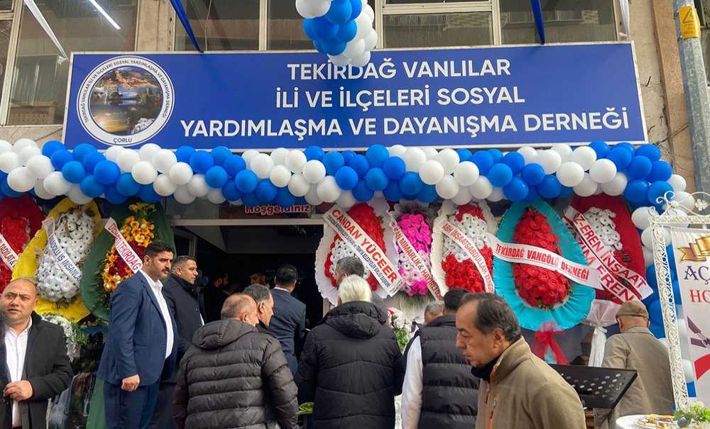 Tekirdağ Vanlılar Derneği Açıldı
