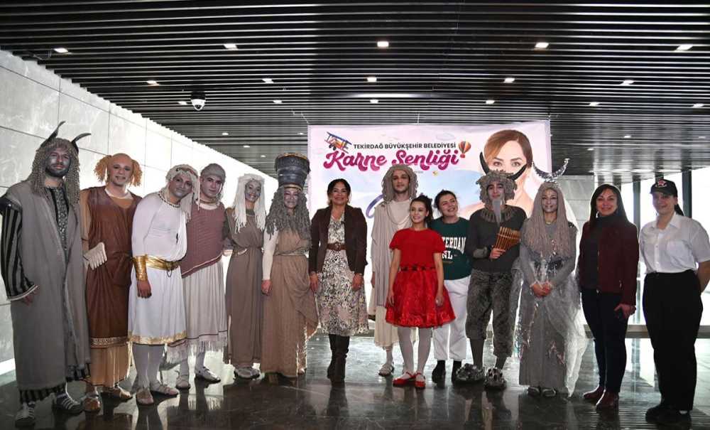 Tekirdağ'da Karne Şenliği Coşkusu Başladı