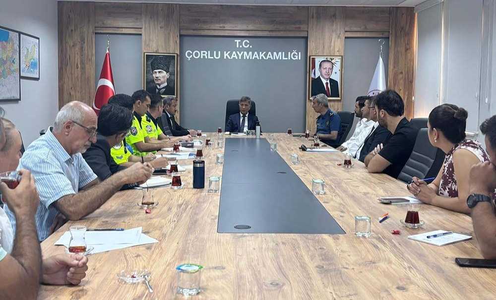 Trafik Güvenliği Toplantısı Yapıldı