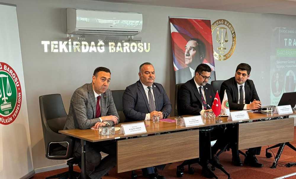 Trakya Baro Başkanları Tekirdağ'da