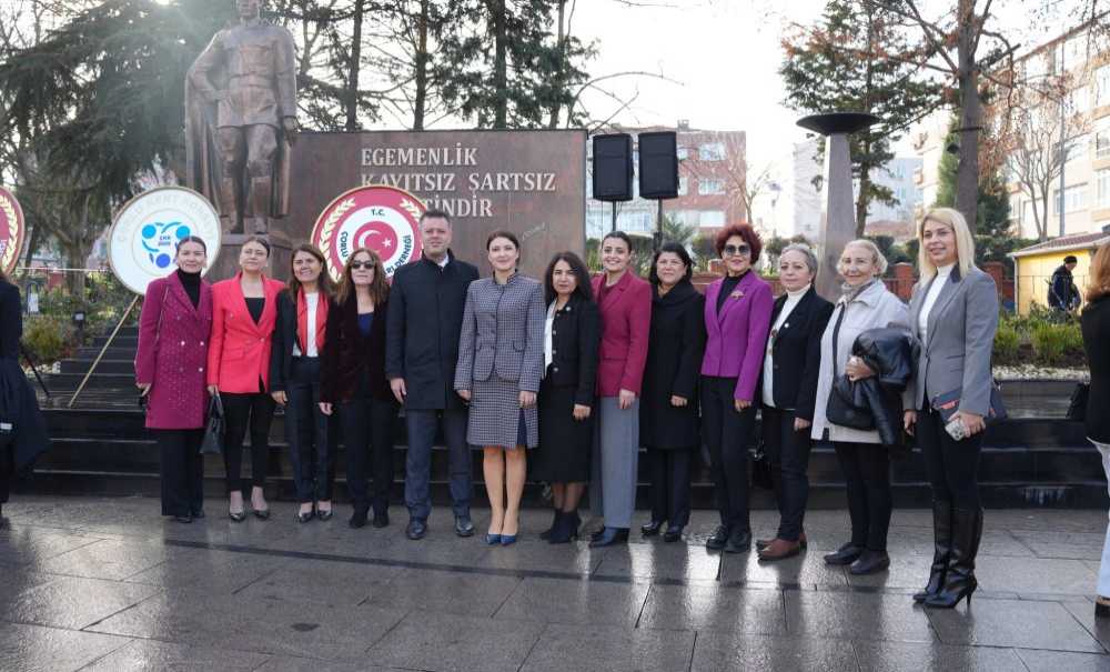 Türk Kadınının 91 Yıllık Aydınlık Yürüyüşü Çorlu'da Gururla Kutlandı