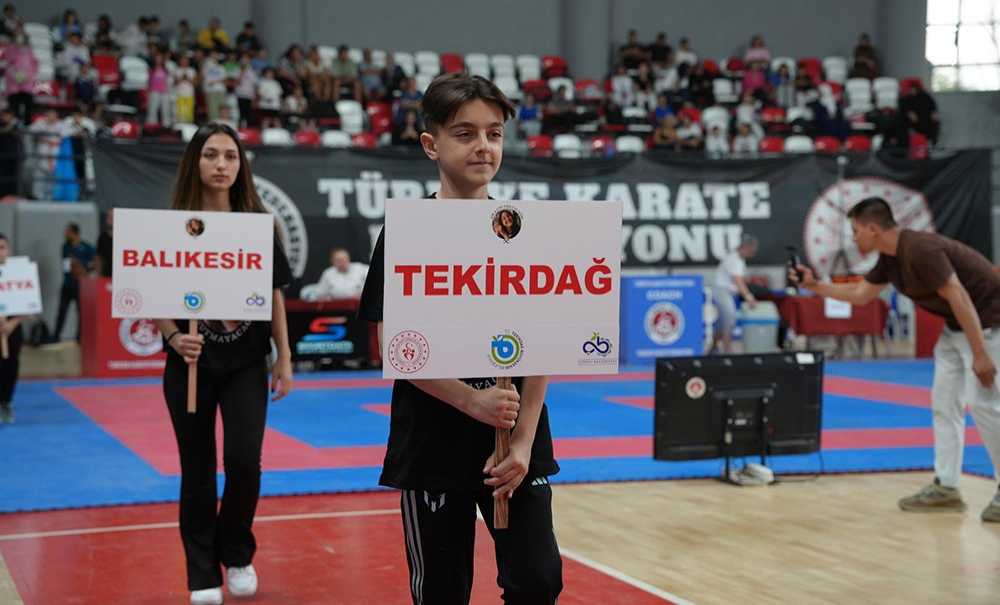 Türkiye Karate Şampiyonası Çorlu'da Düzenlendi