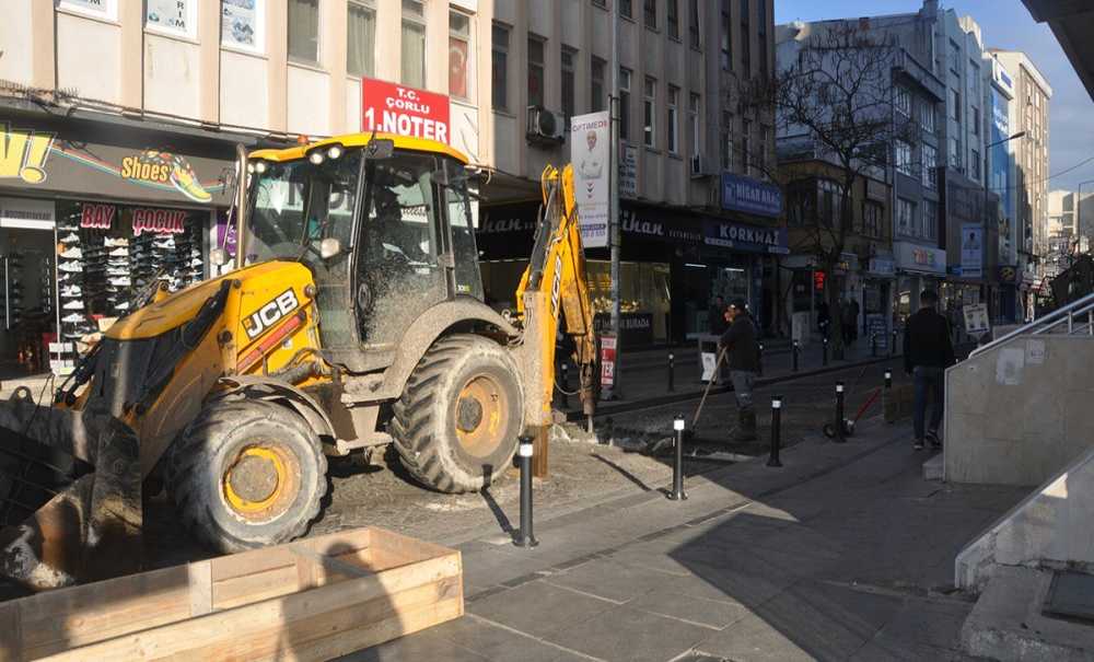 Yağmur Suyu Hattı İçin Çalışma Yapıldı