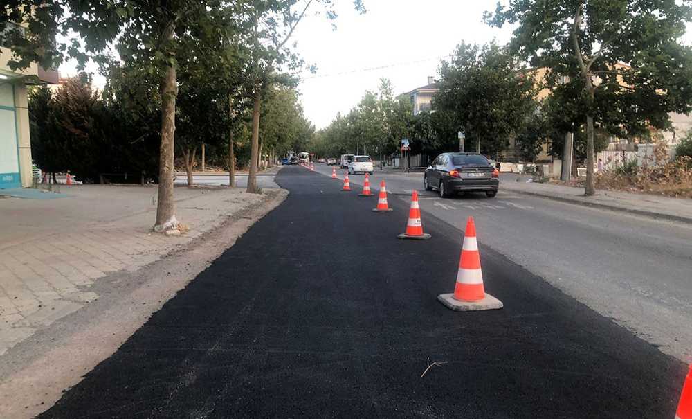 Yağmur Suyu Hattının Asfalt Çalışmaları Başladı