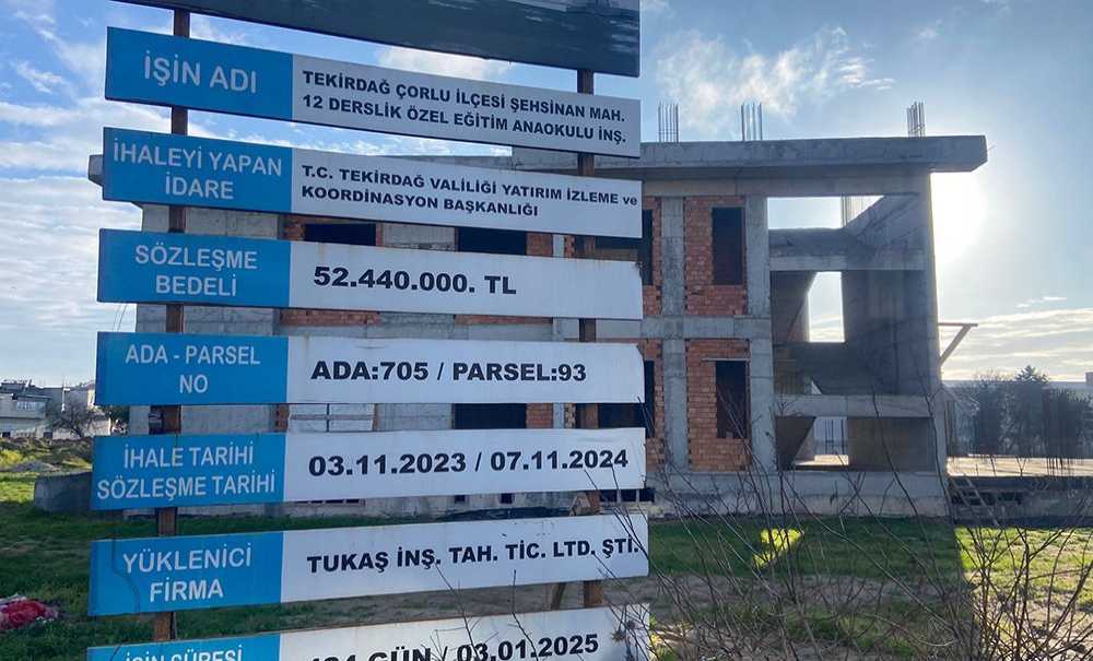 Yarım Kalan Okulların Yeni̇den İhalesi̇ Yapılacak