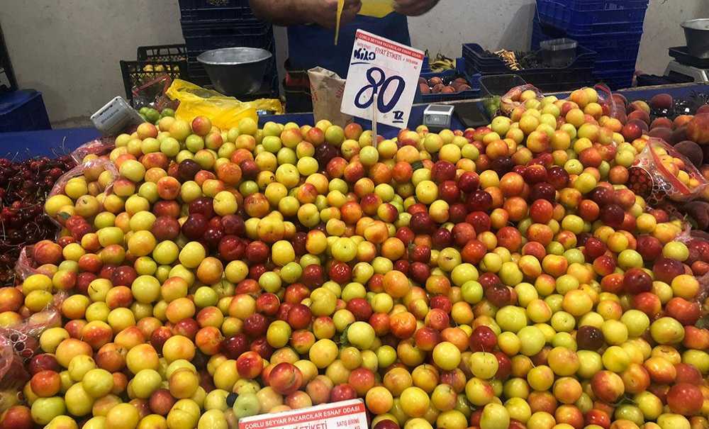 Yaz Meyvesi Kirazın Tansiyonu Düşmüyor