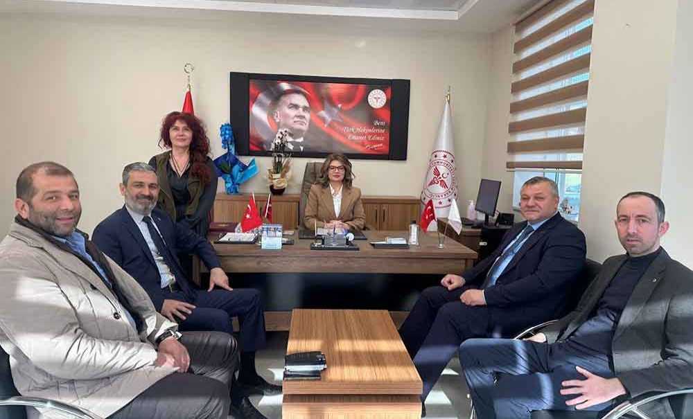 Yeni Atanan Müdüre Şahpaz'dan Ziyaret