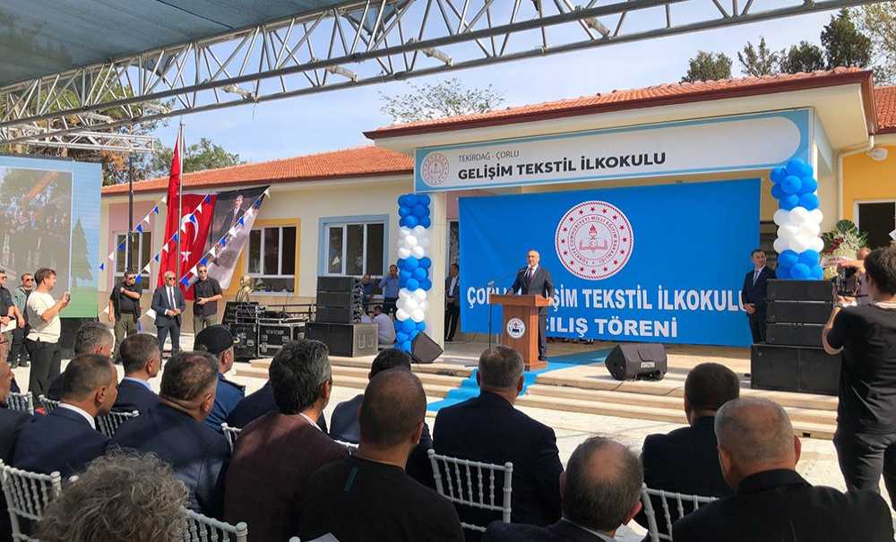 Yeni Okul Açılışıyla Ders Zili Çaldı