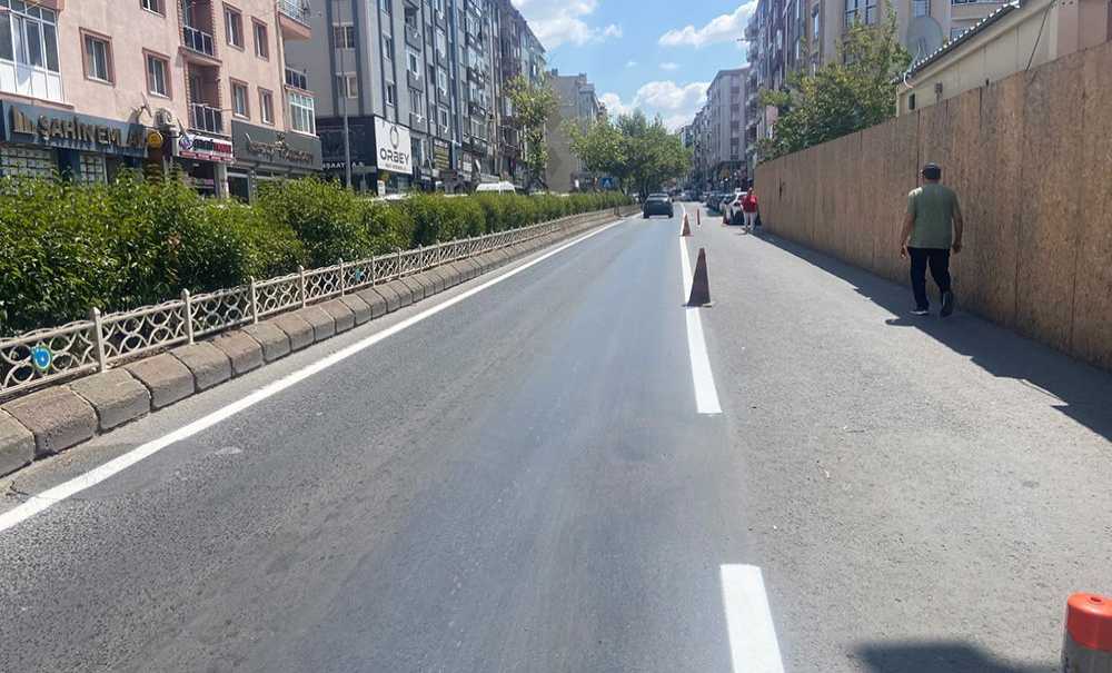 Yenilenen Yol Çizgileri Güvenliği Ve Estetiği Artırıyor