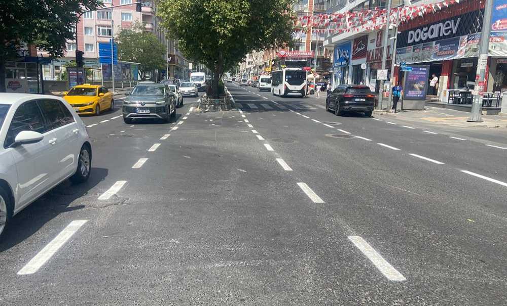 Yenilenen Yol Çizgileri Güvenliği Ve Estetiği Artırıyor