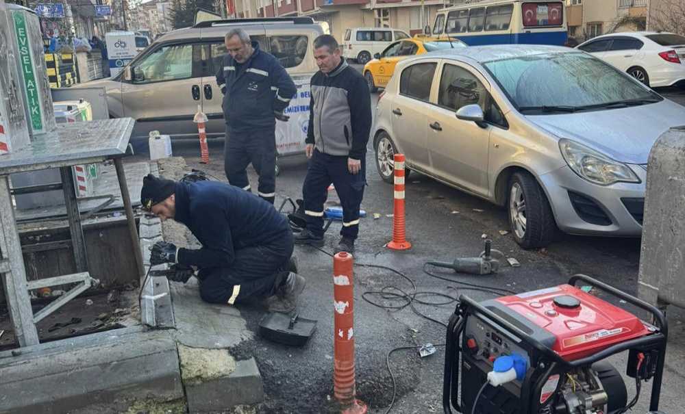 Yeraltı Çöp Konteynırlarına Bakım Yapıldı