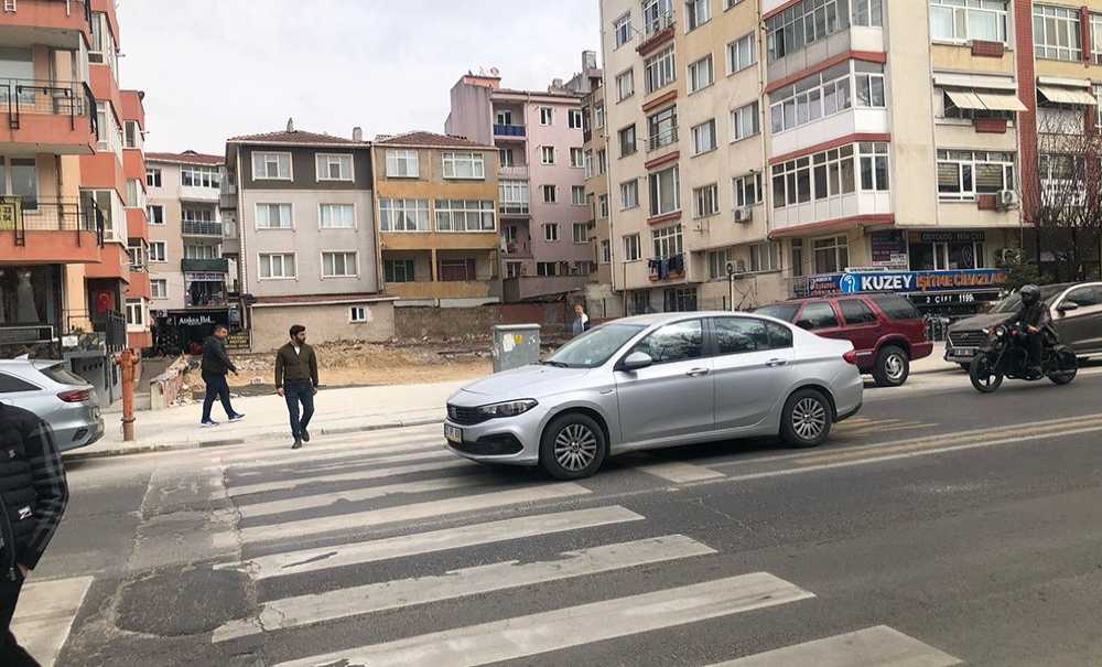 Yıkımdan Sonra Kaldırım Düzenlendi