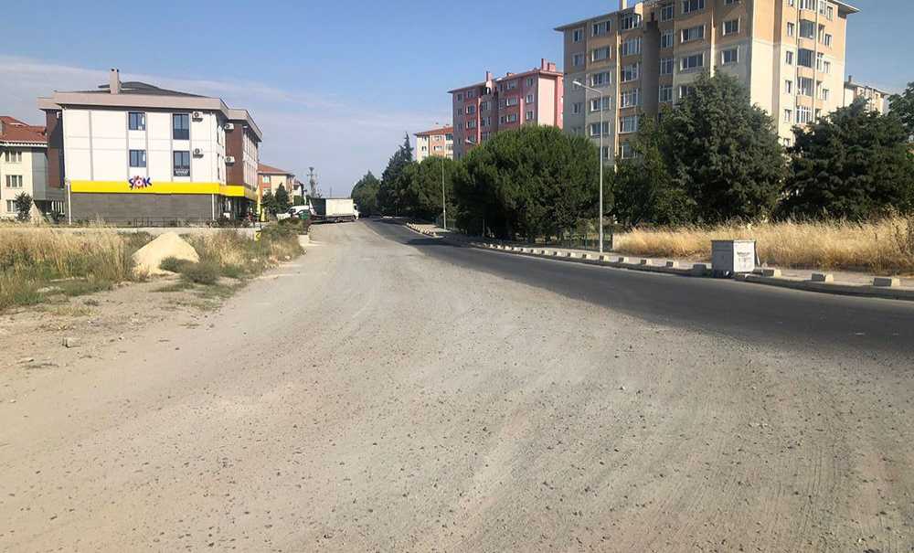 Yolun Yarısı Aylardır Asfaltlanmayı Bekliyor