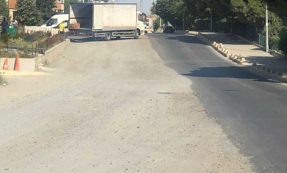 Yolun Yarısı Aylardır Asfaltlanmayı Bekliyor