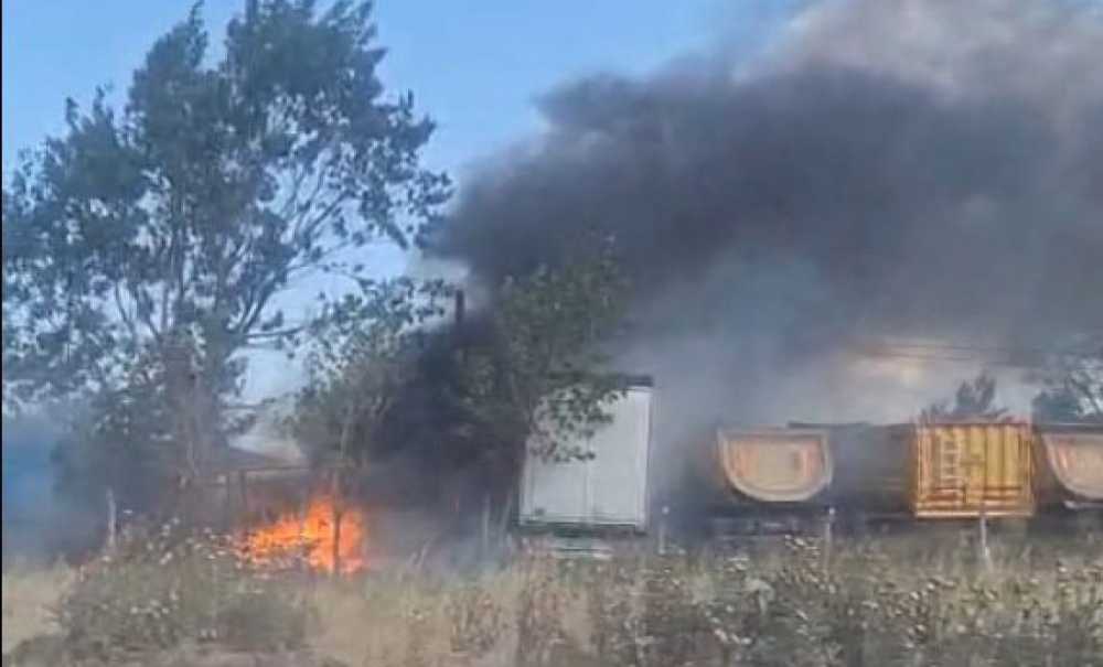 Zafer Mahallesi'nde Korkutan Yangın