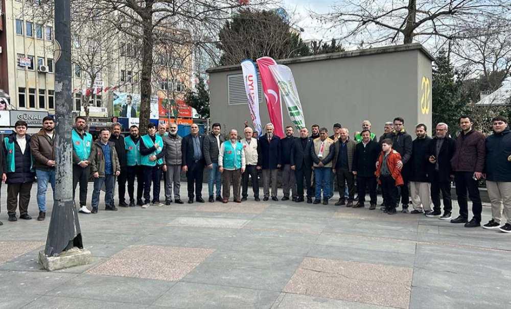 “Zalimlere Lanet, Mazlumlara Destek”