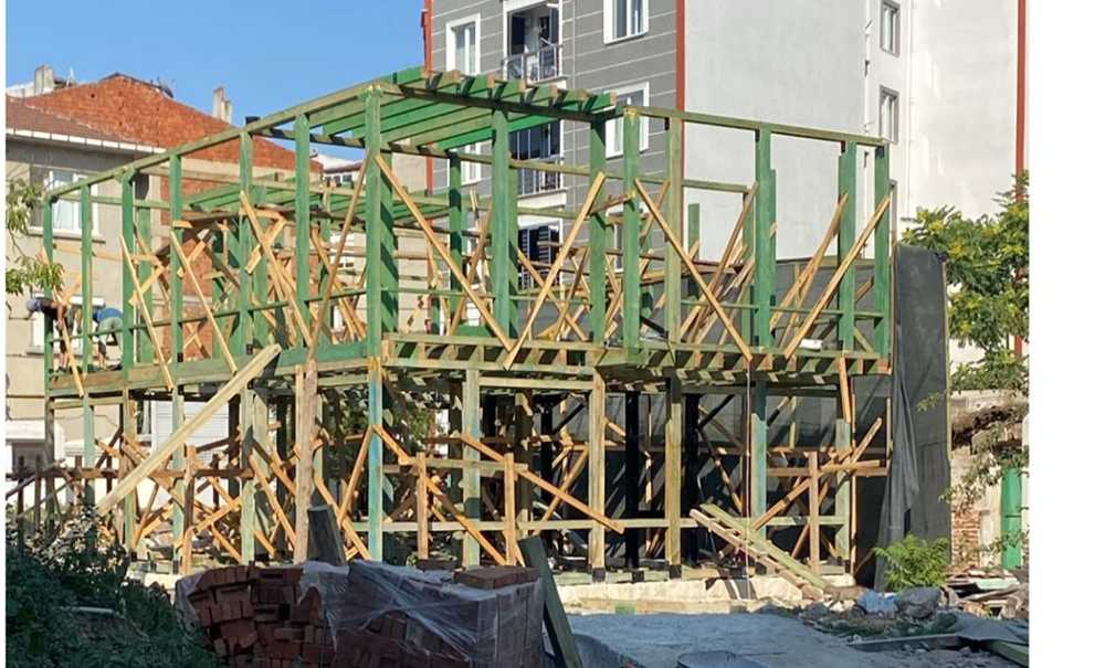 Ziya Bey Konağında Çalışmalar Sürüyor